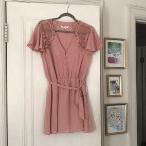 BB Dakota mauve dress